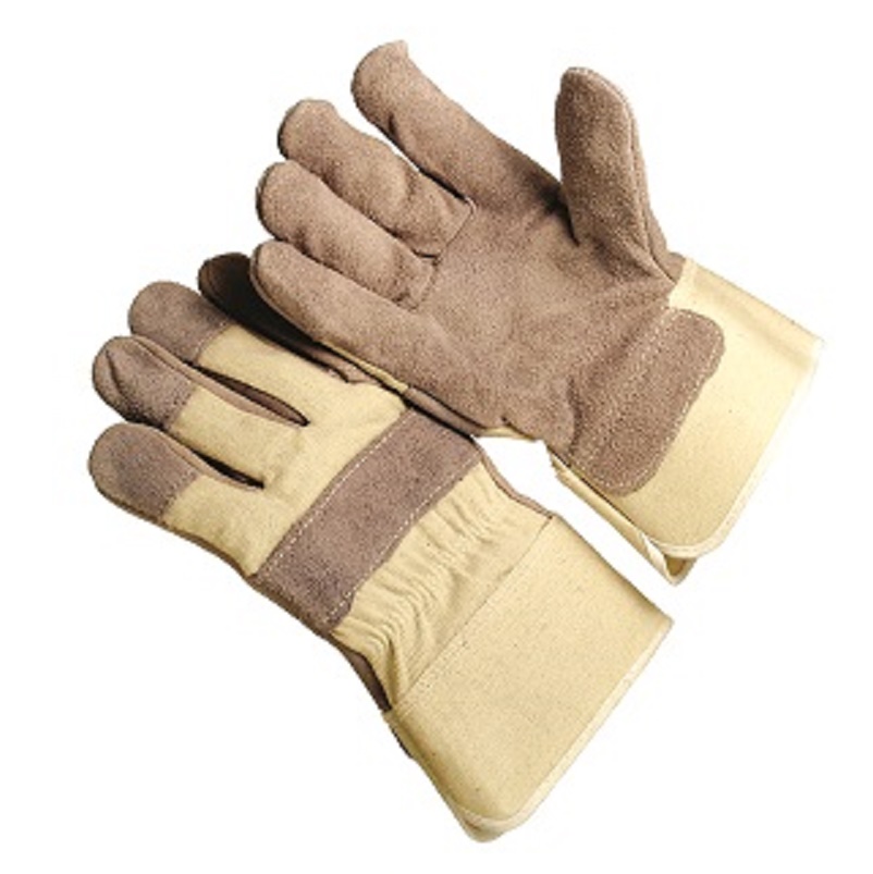 Leather Palm Canvas Back Glove